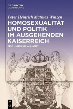 Cover Homosexualität und Politik im ausgehenden Kaiserreich (eBook, PDF)