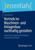 Vertrieb im Maschinen- und Anlagenbau nachhaltig gestalten (eBook, PDF) Vertrieb im Maschinen- und Anlagenbau nachhaltig gestalten (eBook, PDF)