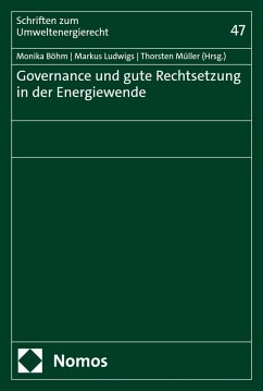 Cover Governance und gute Rechtsetzung in der Energiewende (eBook, PDF)