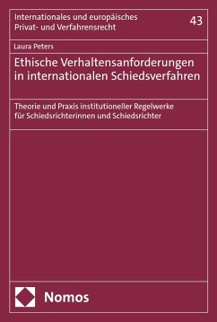 Cover Ethische Verhaltensanforderungen in internationalen Schiedsverfahren (eBook, PDF)