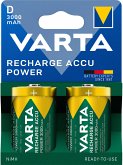 1x2 Varta Recharge Accu Power D Mono 3000 mAh