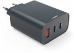 Hama Schnellladegerät PD 65W 2xUSB-C/1xUSB-A, anthrazit 86445