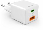 Hama Mini-Schnellladegrät PD 30W 1xUSB-C/1xUSB-A weiß 201992