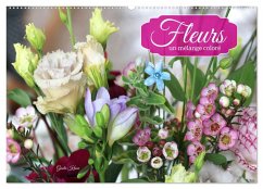 Cover Fleurs - un mélange coloré (Calendrier mural 2026 DIN A2 vertical), CALVENDO calendrier mensuel
