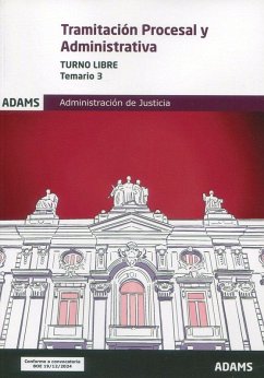 Temario 3 Tramitación procesal y administrativa, turno libre