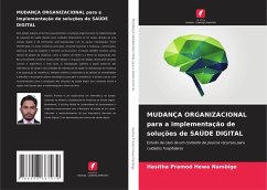 Cover MUDANÇA ORGANIZACIONAL para a implementação de soluções de SAÚDE DIGITAL