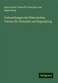 Verhandlungen des Historischen Vereins für Oberpfalz und Regensburg