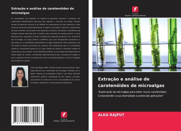 Extração e análise de carotenóides de microalgas Extração e análise de carotenóides de microalgas