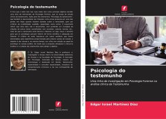 Cover Psicologia do testemunho