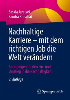 Cover Nachhaltige Karriere - mit dem richtigen Job die Welt verändern
