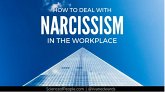 How To Deal With Narcissism In the Workplace (eBook, ePUB)