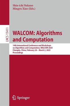 Cover WALCOM: Algorithms and Computation (eBook, PDF)