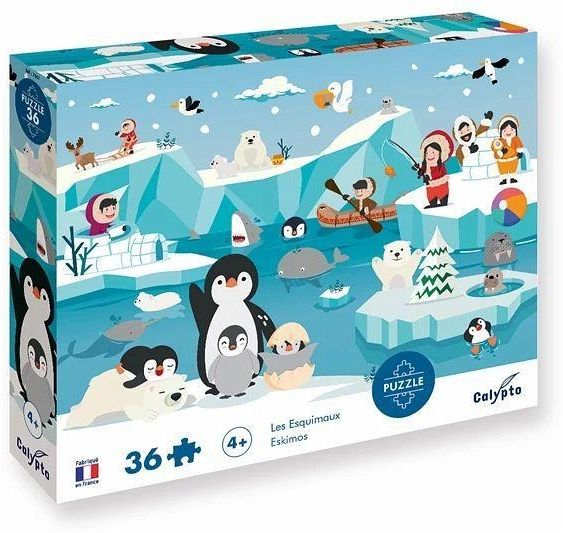 Polartiere 36 Teile Puzzle