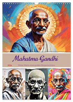 Cover Mahatma Gandhi (Wandkalender 2026 DIN A3 hoch), CALVENDO Monatskalender