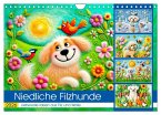 Niedliche Filzhunde - Liebevolle Ideen aus Filz und Wolle (Wandkalender 2026 DIN A4 quer), CALVENDO Monatskalender