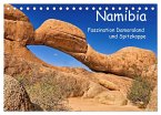 Namibia - Faszination Damaraland und Spitzkoppe (Tischkalender 2026 DIN A5 quer), CALVENDO Monatskalender