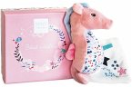 Seepferdchen mit Schmusetuch, rosa 17cm (MQ2) SV