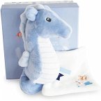 Seepferdchen mit Schmusetuch, blau 17cm (MQ2) SV