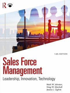 Sales Force Management (eBook, ePUB) - Johnston, Mark W.; Marshall, Greg W.; Ogilvie, Jessica L.