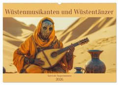 Cover Wüstenmusikanten und Wüstentänzer - Surreale Impressionen (Wandkalender 2026 DIN A2 quer), CALVENDO Monatskalender