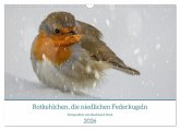 Rotkehlchen, die niedlichen Federkugeln (Wandkalender 2026 DIN A3 quer), CALVENDO Monatskalender Rotkehlchen, die niedlichen Federkugeln (Wandkalender 2026 DIN A3 quer), CALVENDO Monatskalender