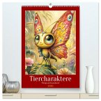 Tiercharaktere - Witzig und bezaubernd (hochwertiger Premium Wandkalender 2026 DIN A2 hoch), Kunstdruck in Hochglanz