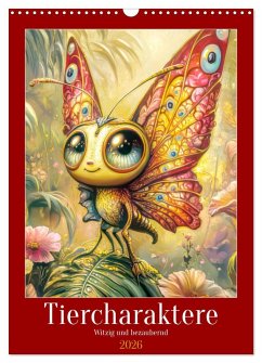 Cover Tiercharaktere - Witzig und bezaubernd (Wandkalender 2026 DIN A3 hoch), CALVENDO Monatskalender