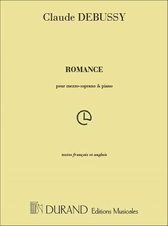 Cover C. Debussy Romance, Pour Mezzo-Soprano Et Piano Vocal and Piano