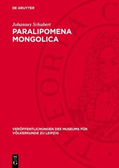 Cover Paralipomena Mongolica (eBook, PDF)