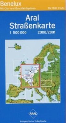 Aral Straßenkarte Benelux