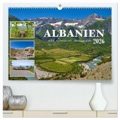 Cover Albanien - wild, authentisch, abenteuerlich (hochwertiger Premium Wandkalender 2026 DIN A2 quer), Kunstdruck in Hochglanz
