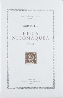 Cover Ètica nicomaquea, vol. II i últim