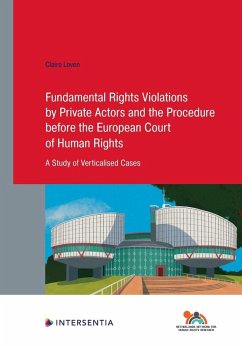 Cover Fundamental Rights Violations by Private Actors and the Procedure before the ECHR