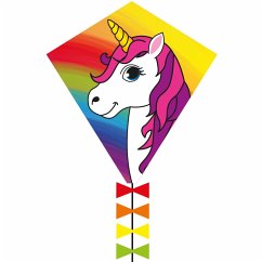 Cover Ecoline 102101 - Ecoline: Eddy Unicorn, 50x45cm+2,5m Drachenschwanz, Drachen/Kinderdrachen