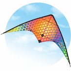 Ecoline 102168 - Ecoline: Drifter Rainbow Mesh, 80x160cm, Drachen/Lenkdrachen