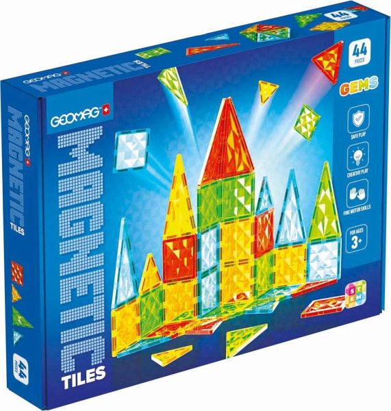 Geomag 507102 - Geomag Magnetic Tiles Gems 44 Geomag 507102 - Geomag Magnetic Tiles Gems 44