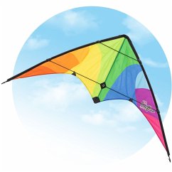 Cover Ecoline 102167 - Ecoline: Drifter Rainbow, 80x160cm, Drachen/Lenkdrachen
