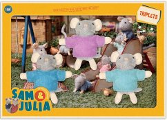 Cover Sam und Julia 300909 - Plüsch-Maus The Triplets, Drillinge, 8 cm