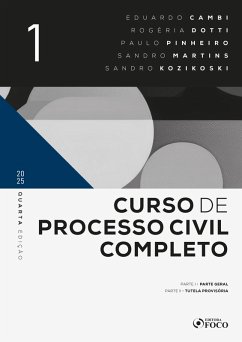 Cover Curso de Processo Civil Completo 4ª ED - Volume 1 - 2025 (eBook, ePUB)