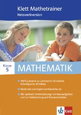 Klett Mathetrainer. Für alle Schularten, Bundesländer und Klett-Schulbücher,CD-ROM, Schullizenz, Klasse 5 - autorenteam
