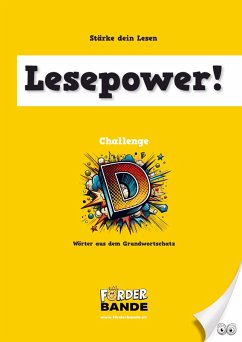 Cover Lesepower! Challenge D - Wörter aus dem Grundwortschatz