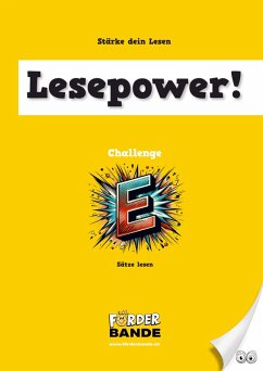 Cover Lesepower! Challenge E - Sätze lesen