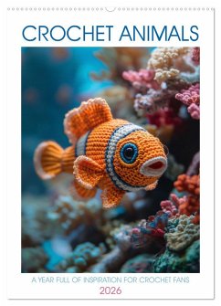 Cover CROCHET ANIMALS (Wall Calendar 2026 DIN A2 portrait), CALVENDO 12 Month Wall Calendar