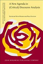 A New Agenda in (Critical) Discourse Analysis A New Agenda in (Critical) Discourse Analysis