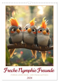 Cover Freche Nymphie Freunde (Wandkalender 2026 DIN A3 hoch), CALVENDO Monatskalender
