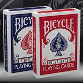 Bicycle Rider Back in Rot oder Blau (807 Classic Tuck, (Designer Spielkarten, Poker, Skat...)