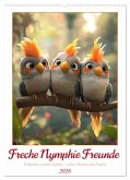 Freche Nymphie Freunde (Wandkalender 2026 DIN A2 hoch), CALVENDO Monatskalender Freche Nymphie Freunde (Wandkalender 2026 DIN A2 hoch), CALVENDO Monatskalender