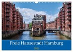 Freie Hansestadt Hamburg (Wandkalender 2026 DIN A3 quer), CALVENDO Monatskalender