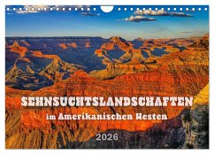 Cover Sehnsuchts Landschaften im Amerikanischen Westen (Wandkalender 2026 DIN A4 quer), CALVENDO Monatskalender