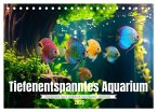 Tiefenentspanntes Aquarium (Tischkalender 2026 DIN A5 quer), CALVENDO Monatskalender